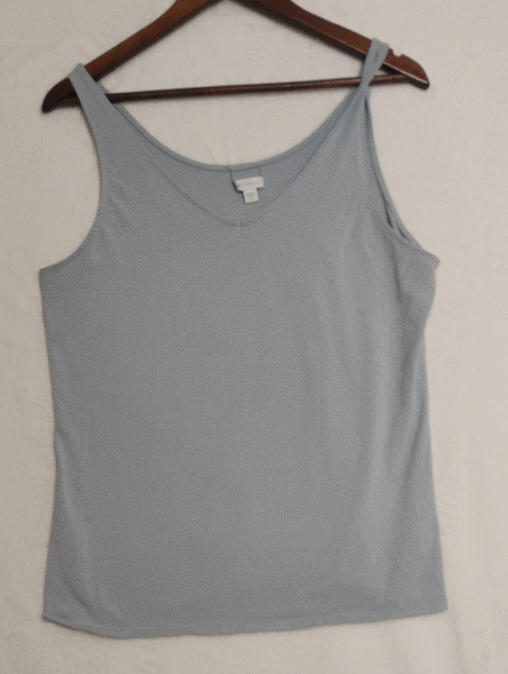 J. Jill Light Blue Scoop Neck Tank Top